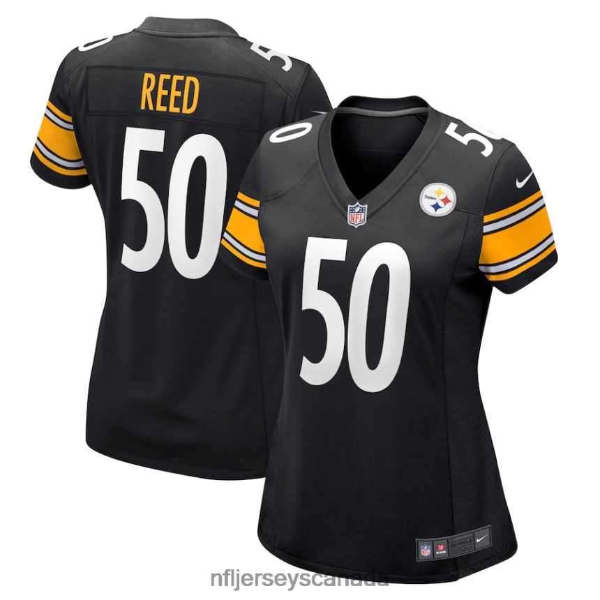 Women Pittsburgh Steelers Malik Reed Nike Black Game Player Jersey Clothing NFL TBXFR64806