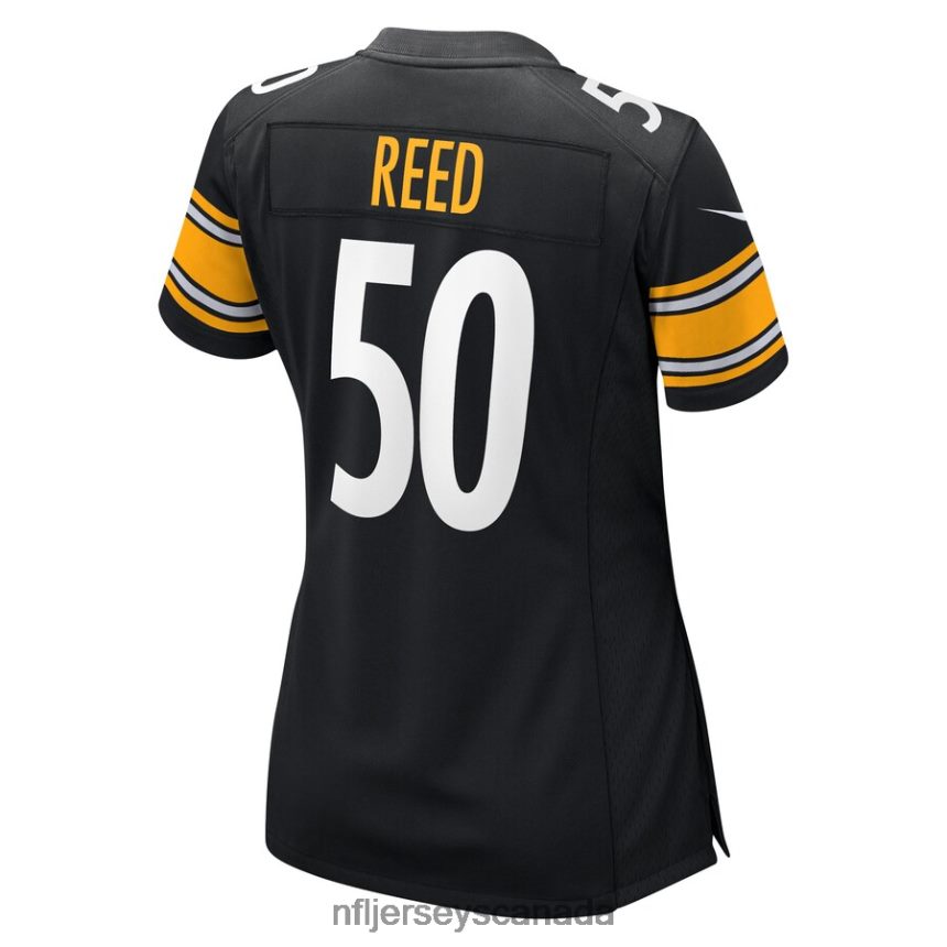 Women Pittsburgh Steelers Malik Reed Nike Black Game Player Jersey Clothing NFL TBXFR64806