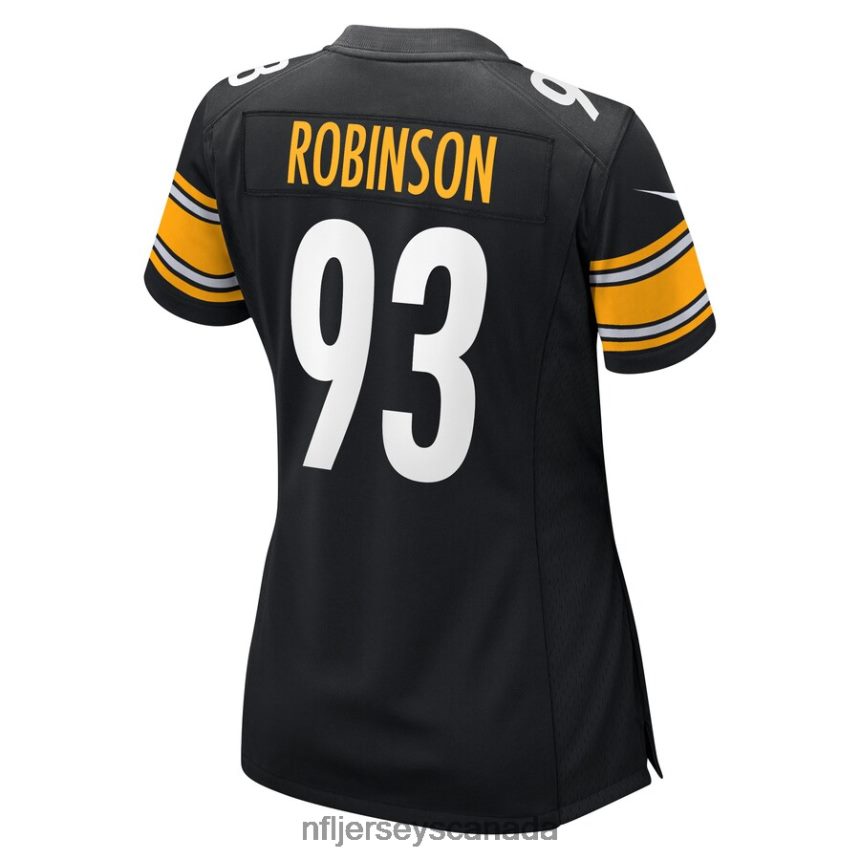Women Pittsburgh Steelers Mark Robinson Nike Black Game Player Jersey Clothing NFL TBXFR67019