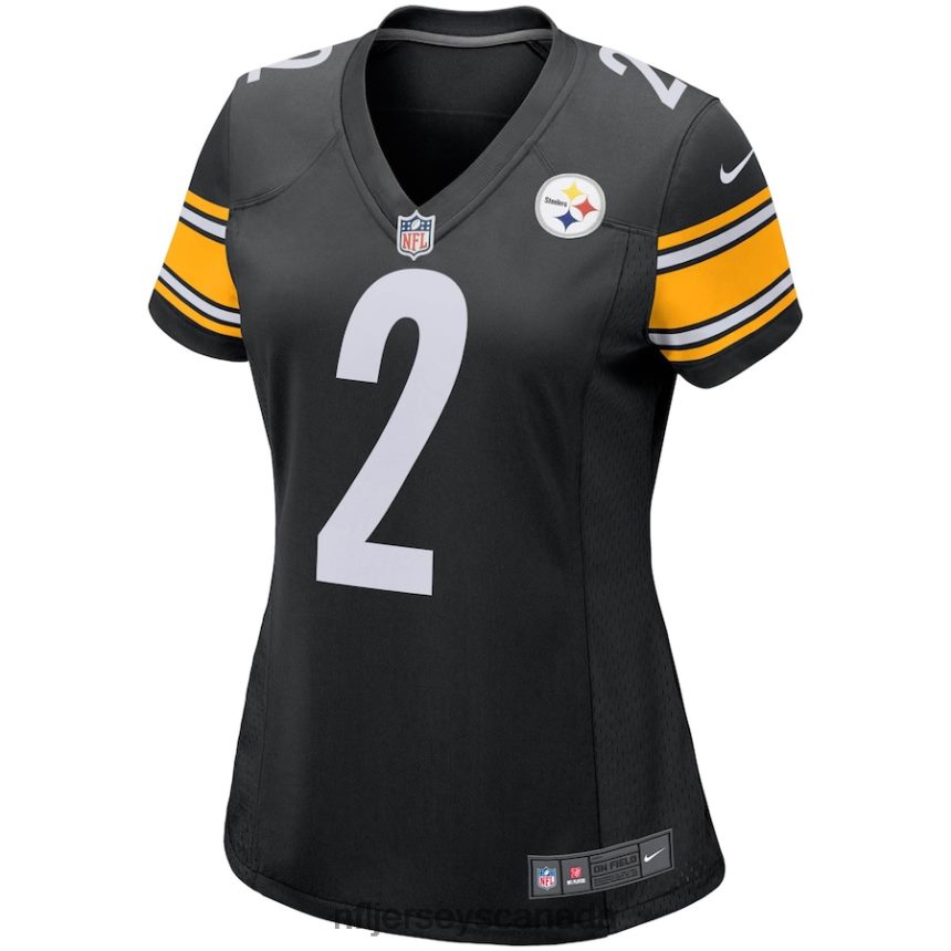 Women Pittsburgh Steelers Mason Rudolph Nike Black Game Player Jersey Clothing NFL TBXFR66824