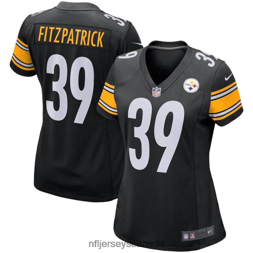 Women Pittsburgh Steelers Minkah Fitzpatrick Nike Black Game Player Jersey Clothing NFL TBXFR63901