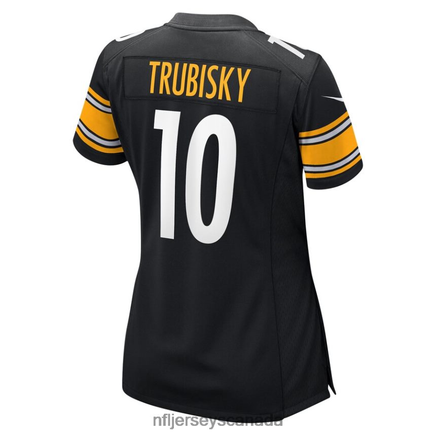 Women Pittsburgh Steelers Mitchell Trubisky Nike Black Game Jersey Clothing NFL TBXFR64580