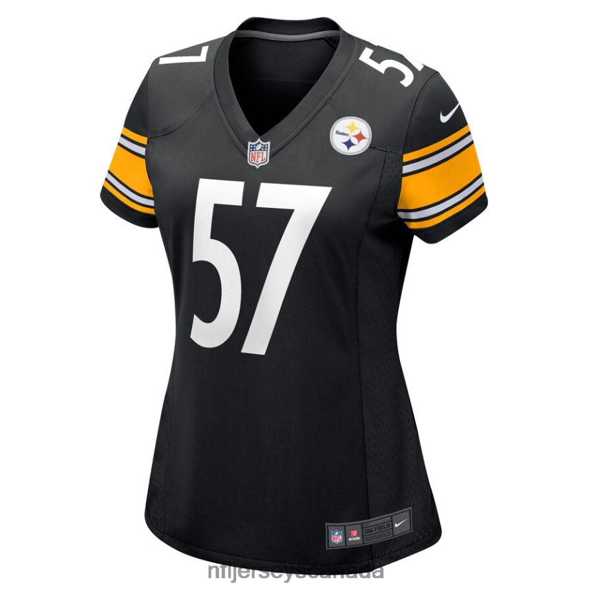 Women Pittsburgh Steelers Montravius Adams Nike Black Game Player Jersey Clothing NFL TBXFR66301