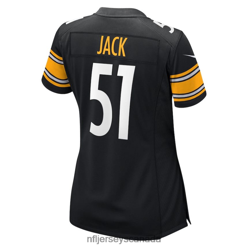 Women Pittsburgh Steelers Myles Jack Nike Black Game Player Jersey Clothing NFL TBXFR65971