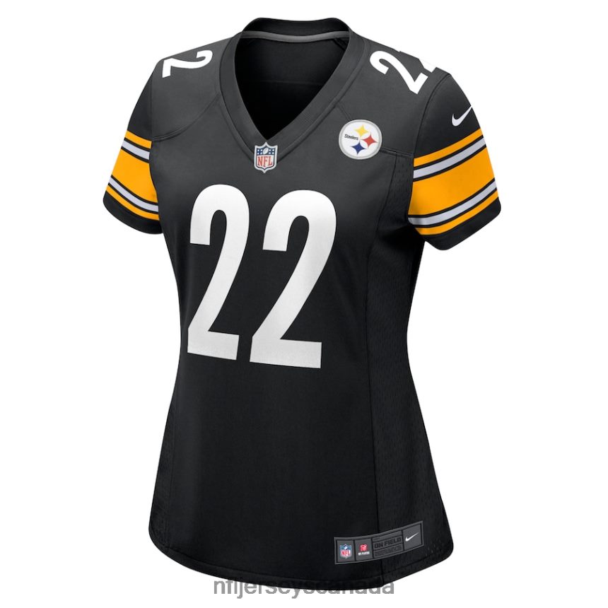 Women Pittsburgh Steelers Najee Harris Nike Black Team Game Jersey Clothing NFL TBXFR65348