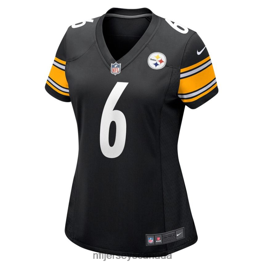 Women Pittsburgh Steelers Pressley Harvin III Nike Black Game Jersey Clothing NFL TBXFR65867