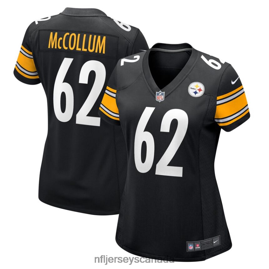 Women Pittsburgh Steelers Ryan McCollum Nike Black Game Player Jersey Clothing NFL TBXFR67013