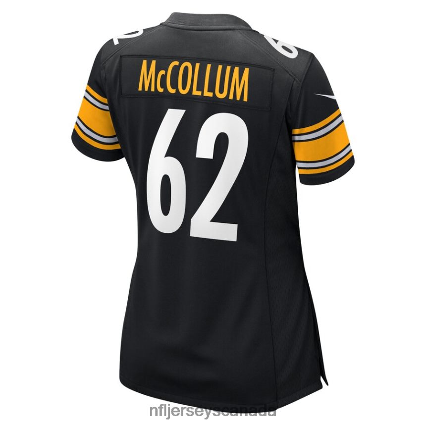 Women Pittsburgh Steelers Ryan McCollum Nike Black Game Player Jersey Clothing NFL TBXFR67013