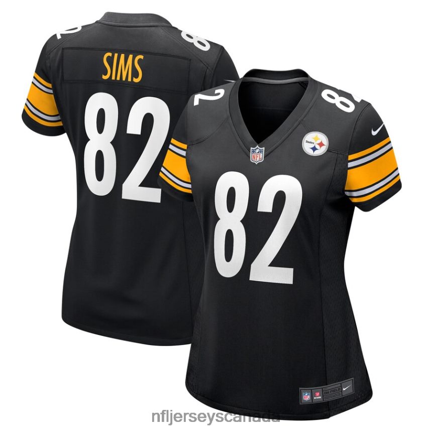 Women Pittsburgh Steelers Steven Sims Nike Black Game Jersey Clothing NFL TBXFR66053