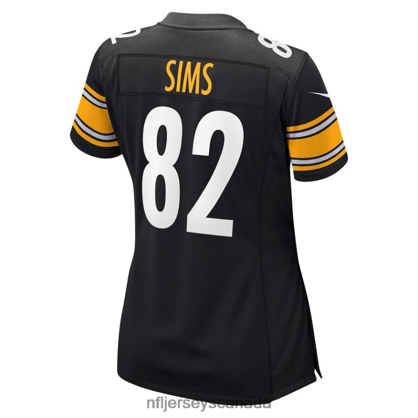 Women Pittsburgh Steelers Steven Sims Nike Black Game Jersey Clothing NFL TBXFR66053