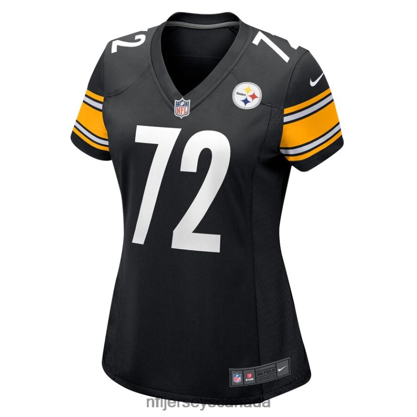 Women Pittsburgh Steelers Trent Scott Nike Black Game Player Jersey Clothing NFL TBXFR66830