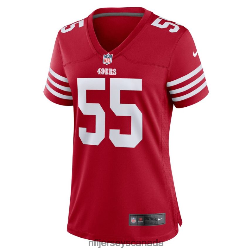 Women San Francisco 49ers Akeem Spence Nike Scarlet Home Game Player Jersey Clothing NFL TBXFR66041