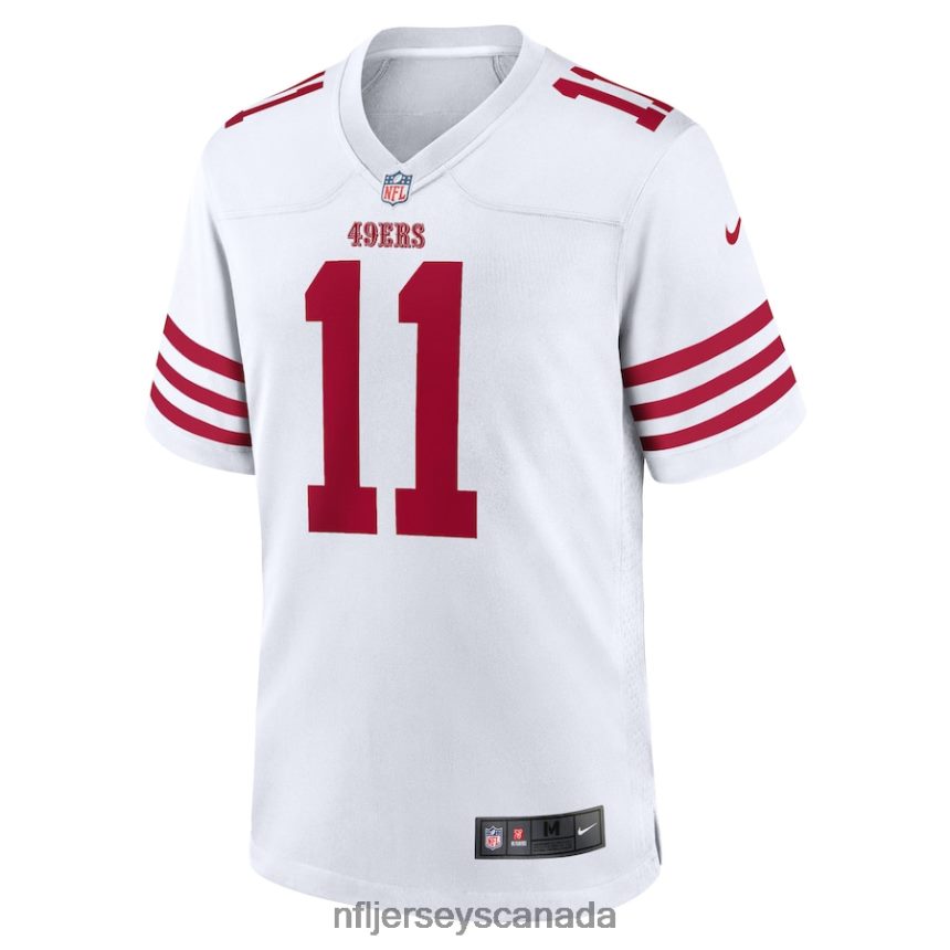 Women San Francisco 49ers Brandon Aiyuk Nike White Game Jersey Clothing NFL TBXFR63044