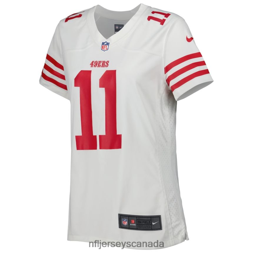 Women San Francisco 49ers Brandon Aiyuk Nike White Game Player Jersey Clothing NFL TBXFR63893