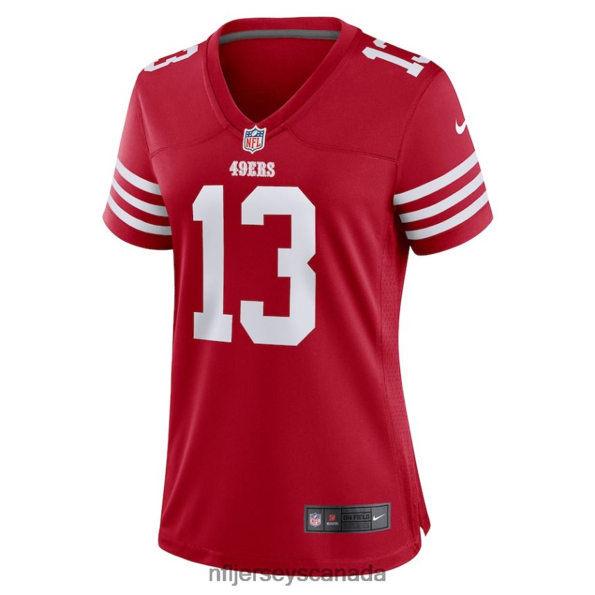 Women San Francisco 49ers Brock Purdy Nike Scarlet Game Player Jersey Clothing NFL TBXFR6167