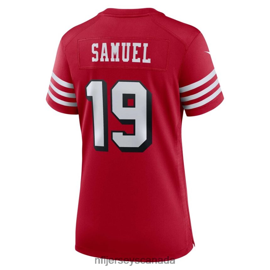 Women San Francisco 49ers Deebo Samuel Nike Scarlet Alternate Game Jersey Clothing NFL TBXFR62280
