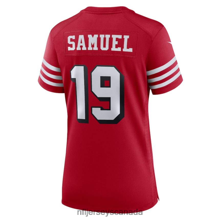 Women San Francisco 49ers Deebo Samuel Nike Scarlet Alternate Team Game Jersey Clothing NFL TBXFR61164