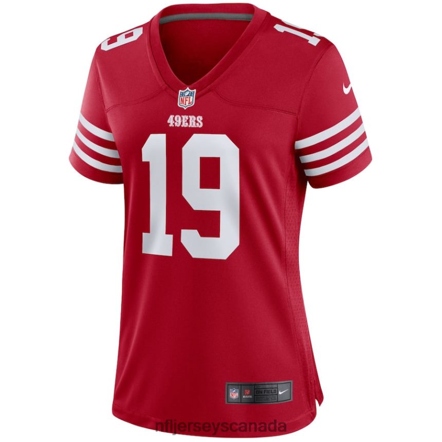 Women San Francisco 49ers Deebo Samuel Nike Scarlet Player Game Jersey Clothing NFL TBXFR6806