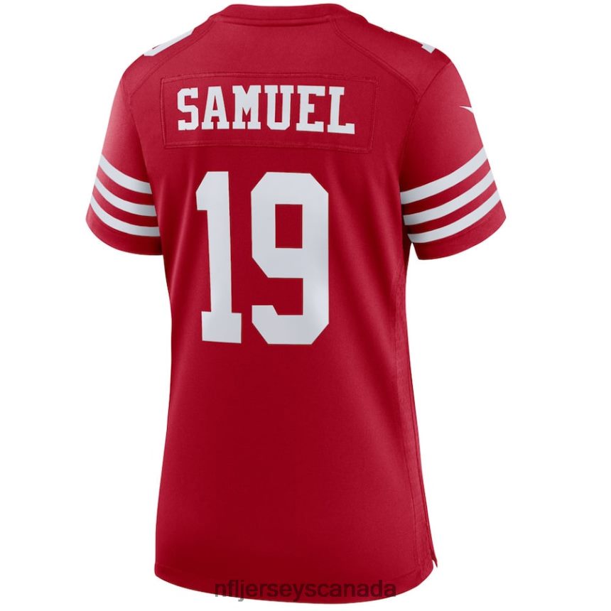Women San Francisco 49ers Deebo Samuel Nike Scarlet Player Game Jersey Clothing NFL TBXFR6806