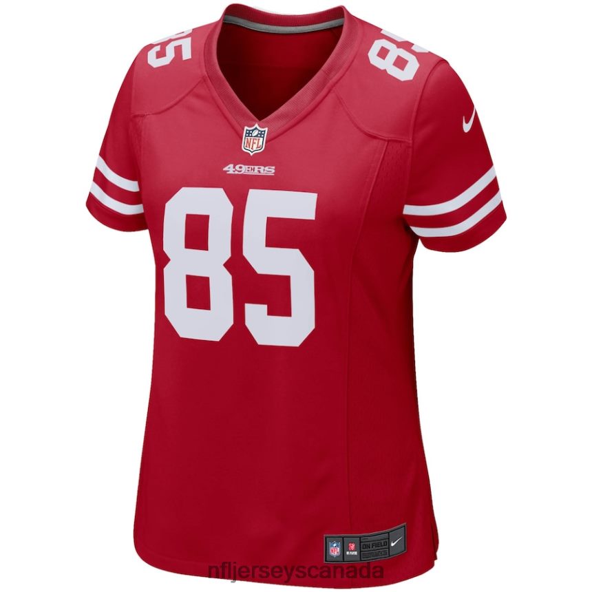 Women San Francisco 49ers George Kittle Nike Scarlet Game Player Jersey Clothing NFL TBXFR61456