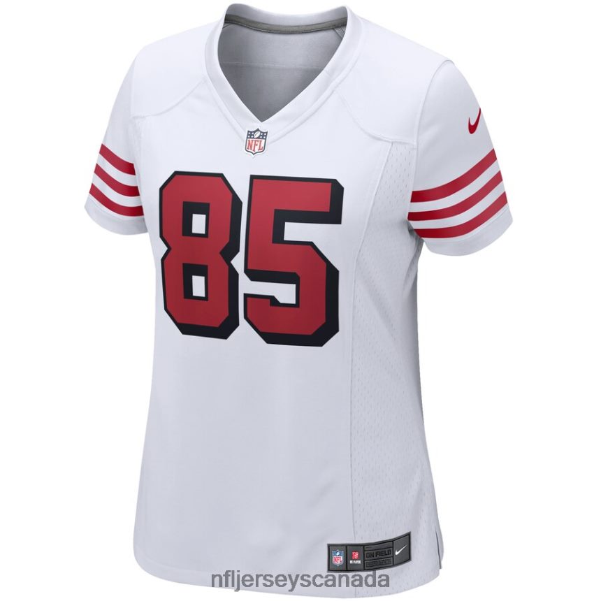Women San Francisco 49ers George Kittle Nike White Alternate Game Player Jersey Clothing NFL TBXFR61161