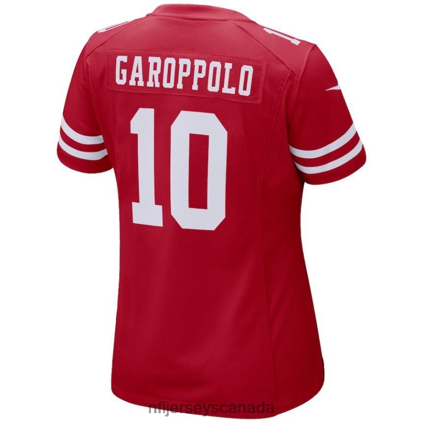 Women San Francisco 49ers Jimmy Garoppolo Nike Scarlet Game Player Jersey Clothing NFL TBXFR6445