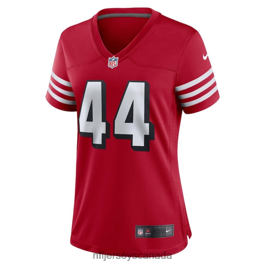 Women San Francisco 49ers Kyle Juszczyk Nike Scarlet Alternate Game Jersey Clothing NFL TBXFR63523
