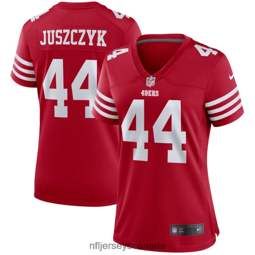 Women San Francisco 49ers Kyle Juszczyk Nike Scarlet Player Game Jersey Clothing NFL TBXFR63003
