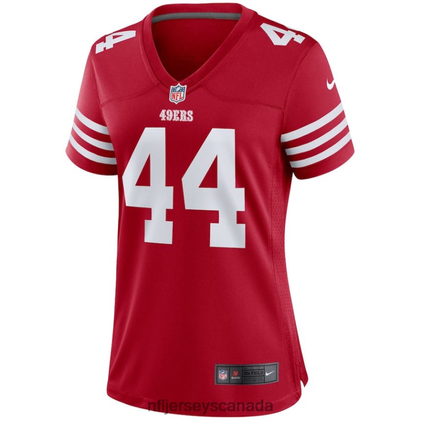 Women San Francisco 49ers Kyle Juszczyk Nike Scarlet Player Game Jersey Clothing NFL TBXFR63003
