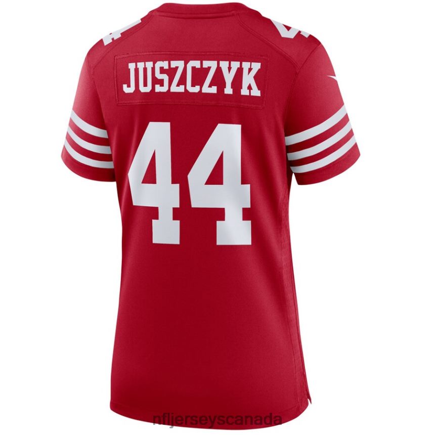 Women San Francisco 49ers Kyle Juszczyk Nike Scarlet Player Game Jersey Clothing NFL TBXFR63003