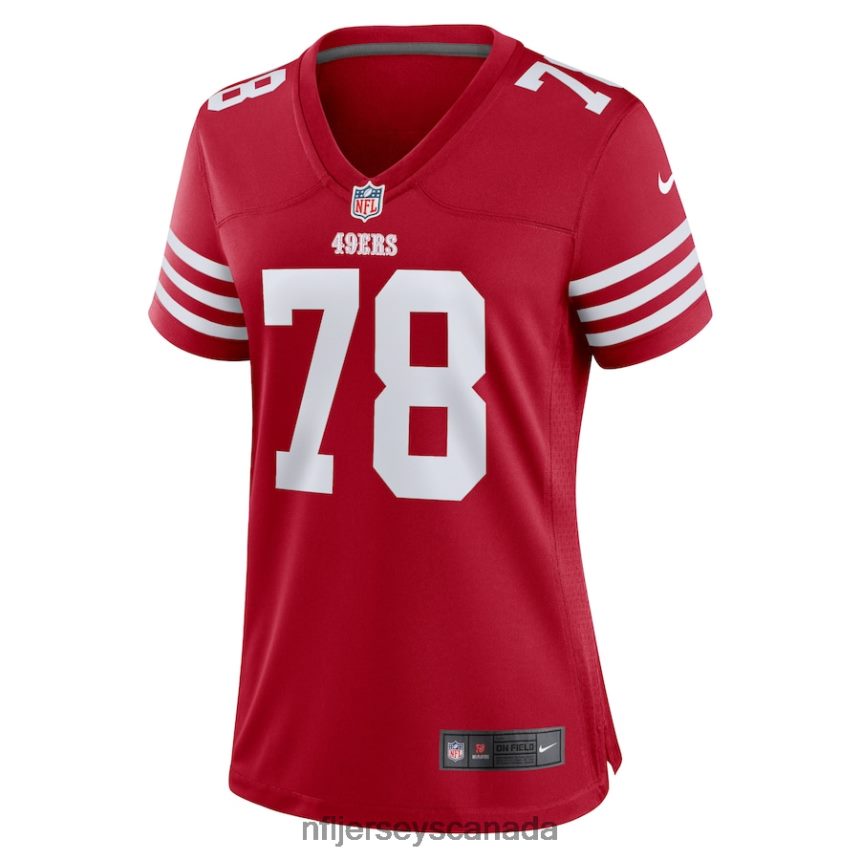 Women San Francisco 49ers Leroy Watson Nike Scarlet Home Game Player Jersey Clothing NFL TBXFR66894