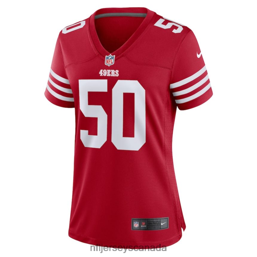 Women San Francisco 49ers Michael Dwumfour Nike Scarlet Home Game Player Jersey Clothing NFL TBXFR66141