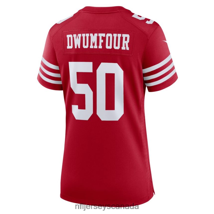 Women San Francisco 49ers Michael Dwumfour Nike Scarlet Home Game Player Jersey Clothing NFL TBXFR66141