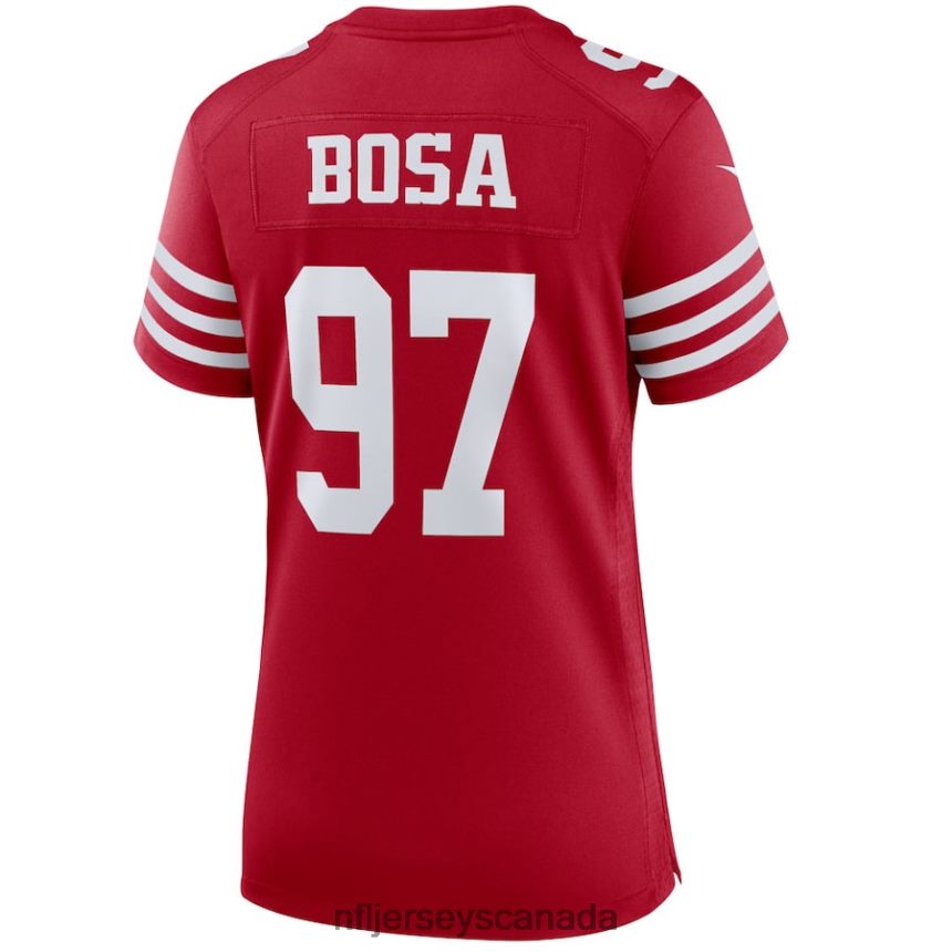 Women San Francisco 49ers Nick Bosa Nike Scarlet Player Game Jersey Clothing NFL TBXFR6125