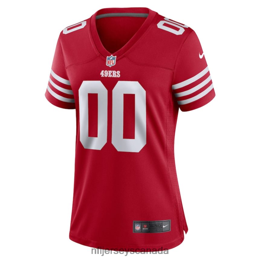 Women San Francisco 49ers Nike Scarlet Game Custom Jersey Clothing NFL TBXFR6407