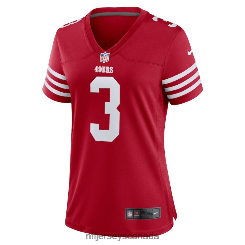 Women San Francisco 49ers Ray Ray McCloud Nike Scarlet Game Jersey Clothing NFL TBXFR63422