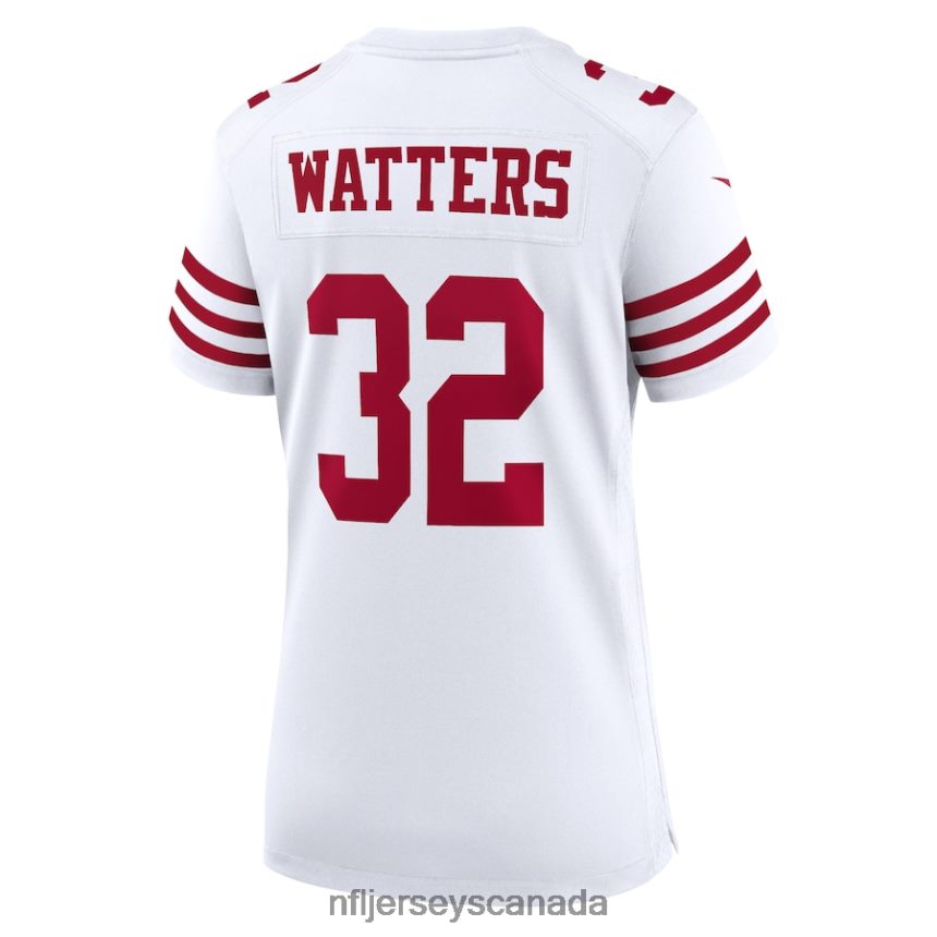 Women San Francisco 49ers Ricky Watters Nike White Retired Player Game Jersey Clothing NFL TBXFR66987