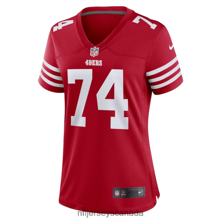 Women San Francisco 49ers Spencer Burford Nike Scarlet Game Player Jersey Clothing NFL TBXFR63823