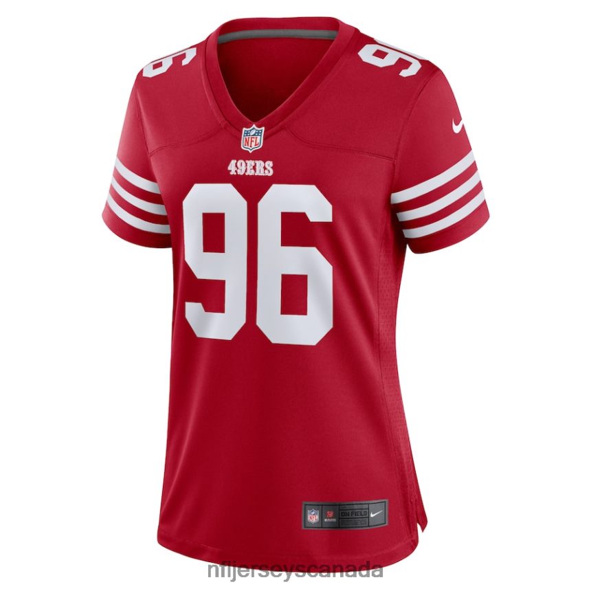 Women San Francisco 49ers TY McGill Nike Scarlet Home Game Player Jersey Clothing NFL TBXFR64576