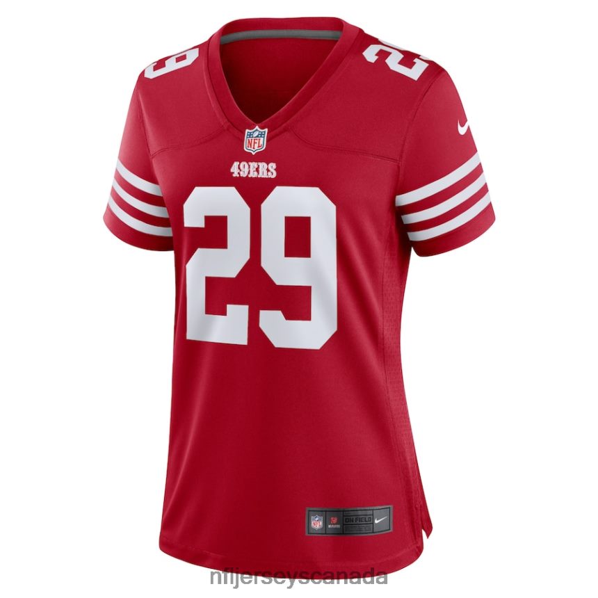 Women San Francisco 49ers Talanoa Hufanga Nike Scarlet Game Player Jersey Clothing NFL TBXFR61136