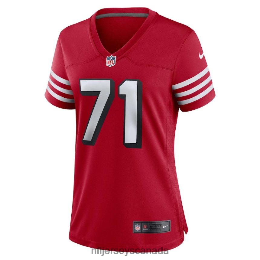 Women San Francisco 49ers Trent Williams Nike Scarlet Alternate Game Jersey Clothing NFL TBXFR63922