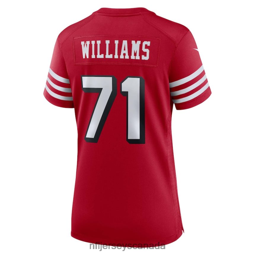 Women San Francisco 49ers Trent Williams Nike Scarlet Alternate Game Jersey Clothing NFL TBXFR63922