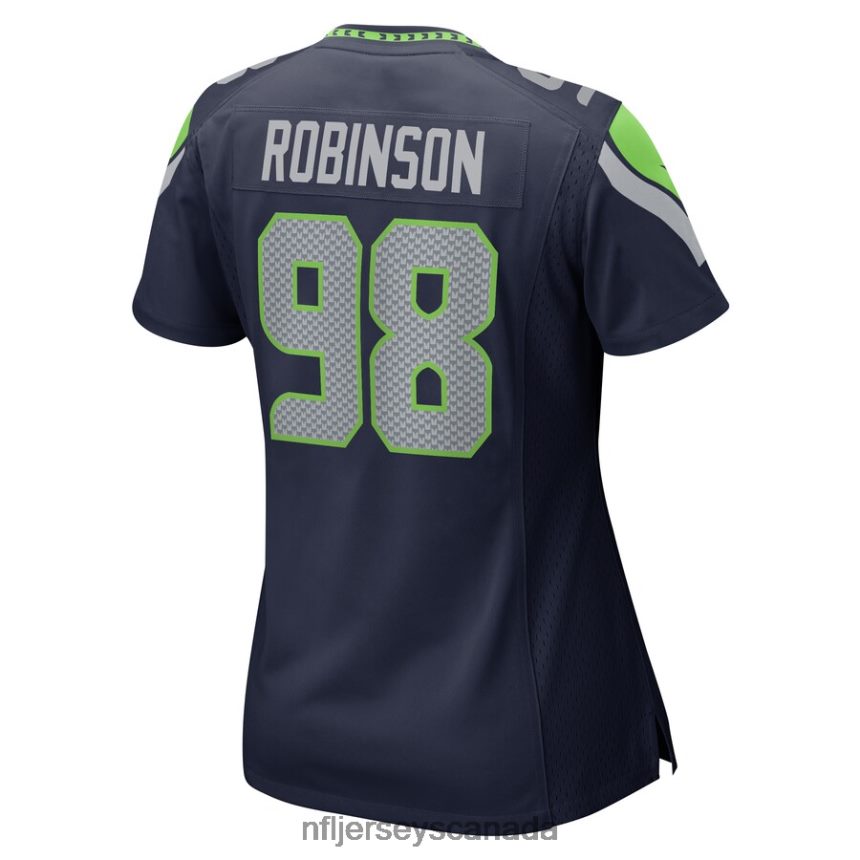 Women Seattle Seahawks Alton Robinson Nike College Navy Game Jersey Clothing NFL TBXFR66620