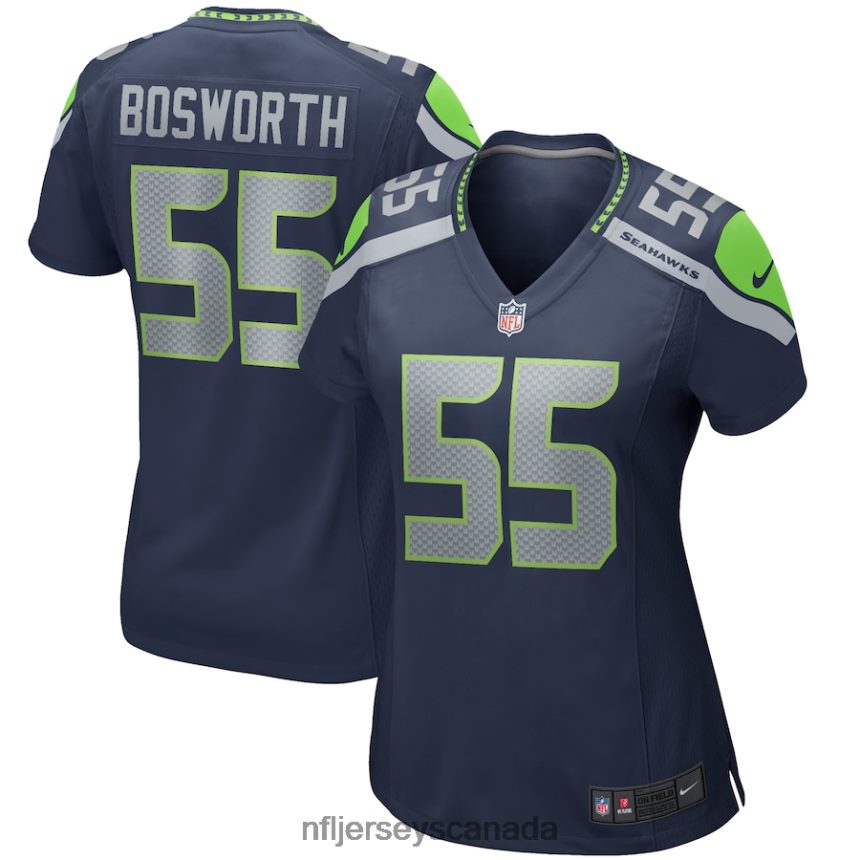 Women Seattle Seahawks Brian Bosworth Nike College Navy Game Retired Player Jersey Clothing NFL TBXFR64802