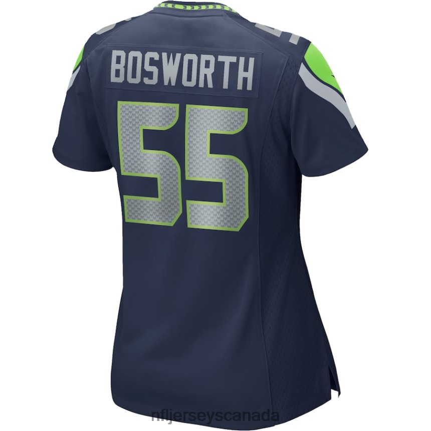 Women Seattle Seahawks Brian Bosworth Nike College Navy Game Retired Player Jersey Clothing NFL TBXFR64802