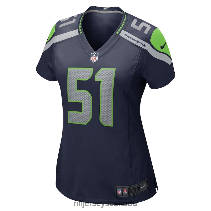 Women Seattle Seahawks Bruce Irvin Nike College Navy Game Jersey Clothing NFL TBXFR64574