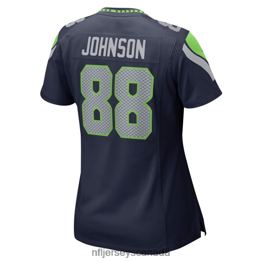 Women Seattle Seahawks Cade Johnson Nike College Navy Game Jersey Clothing NFL TBXFR64236