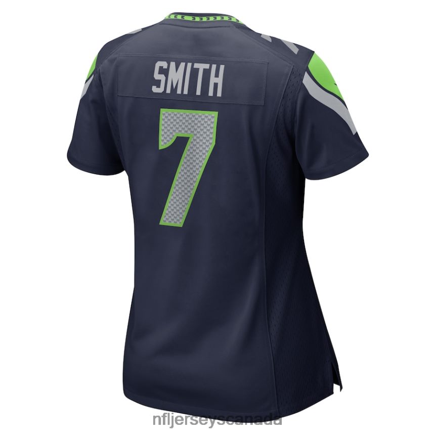 Women Seattle Seahawks Geno Smith Nike College Navy Game Jersey Clothing NFL TBXFR6687