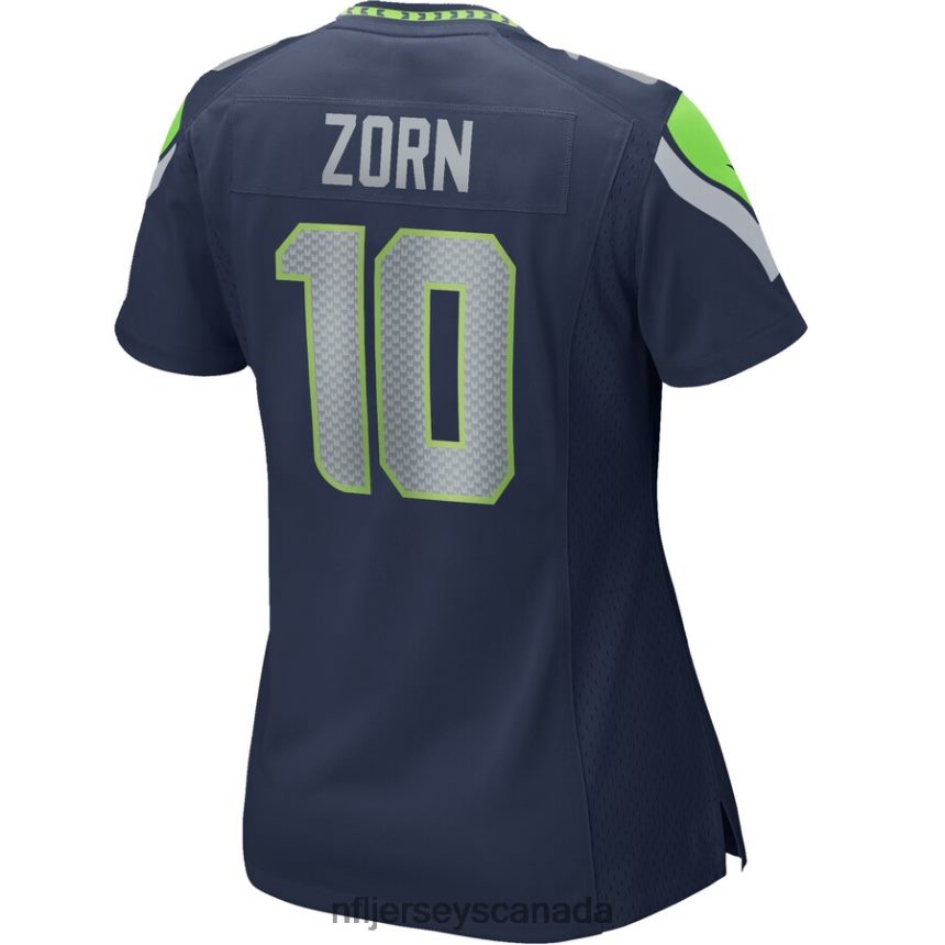 Women Seattle Seahawks Jim Zorn Nike College Navy Game Retired Player Jersey Clothing NFL TBXFR63454