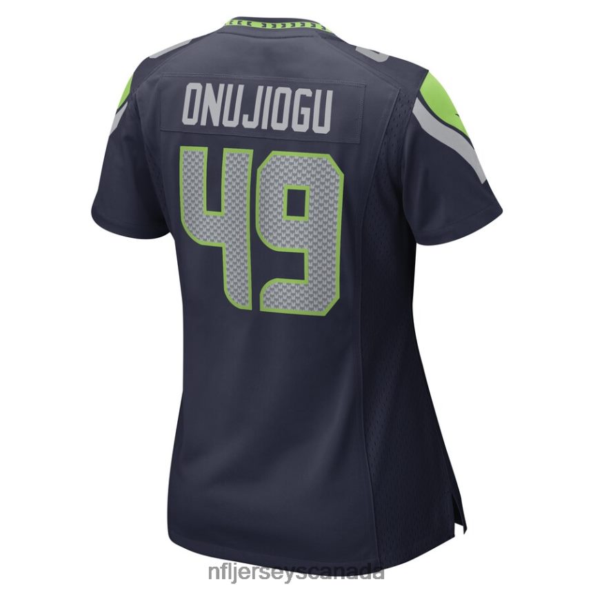 Women Seattle Seahawks Joshua Onujiogu Nike College Navy Game Player Jersey Clothing NFL TBXFR66018